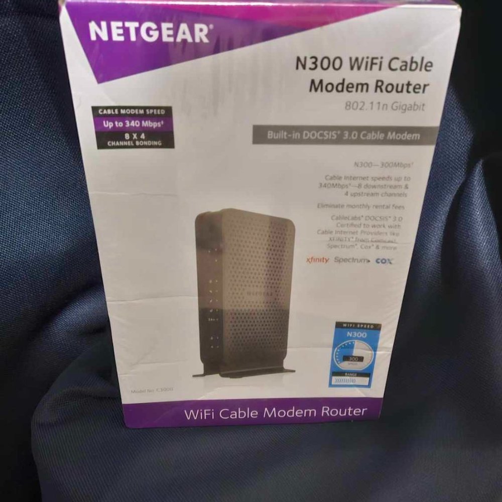 N300 WiFi Cable Modem Route
